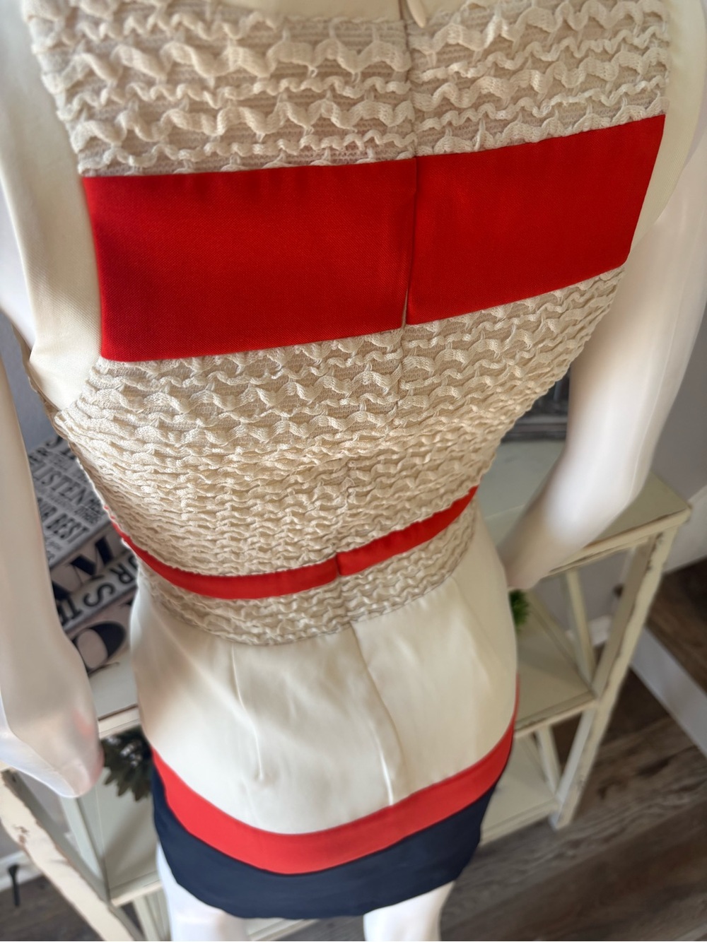 Gianni Bini XS Colorblock Textured Dress - Picture 4 of 9